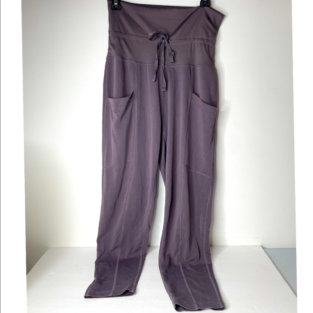 Fabletics Womens Size Small Maj Tricot Foldover Slim Jogger Lounge Pants